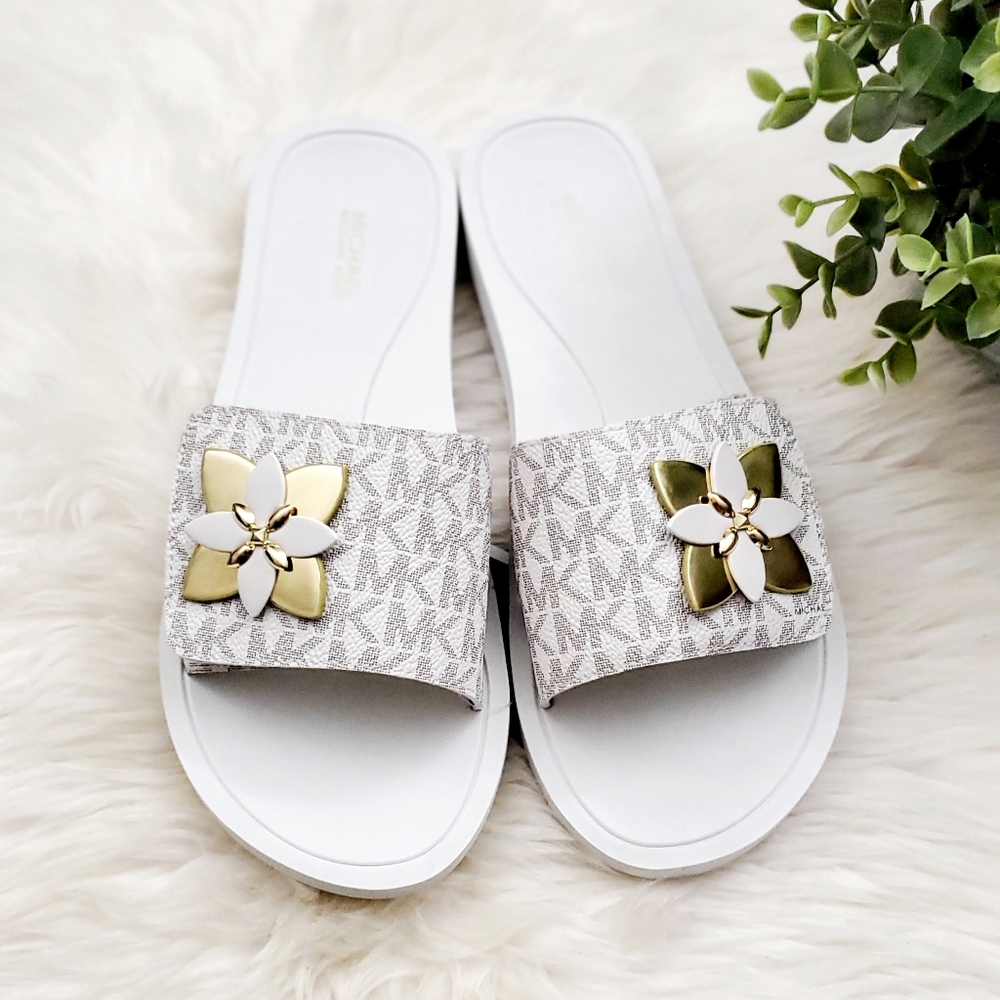 Michael Kors Summer Slide Sandals - Picture 2 of 9